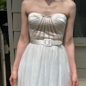 Aidan Mattox strapless dress